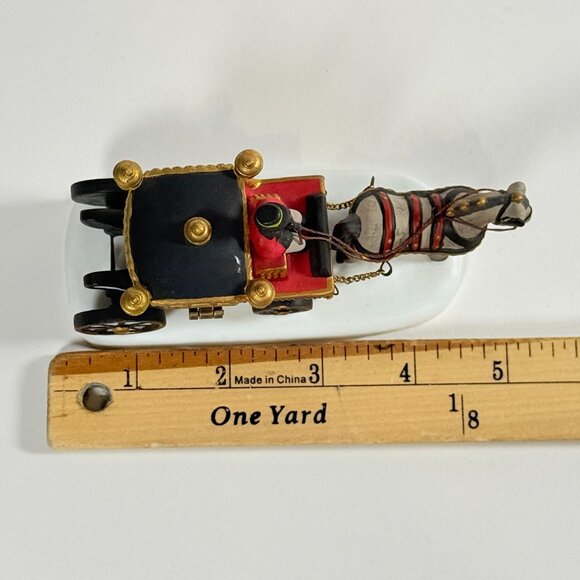 Dept 56 Royal Coach Trinket Box Hinged Horse Heritage Village 57501 Retired - Picture 10 of 10
